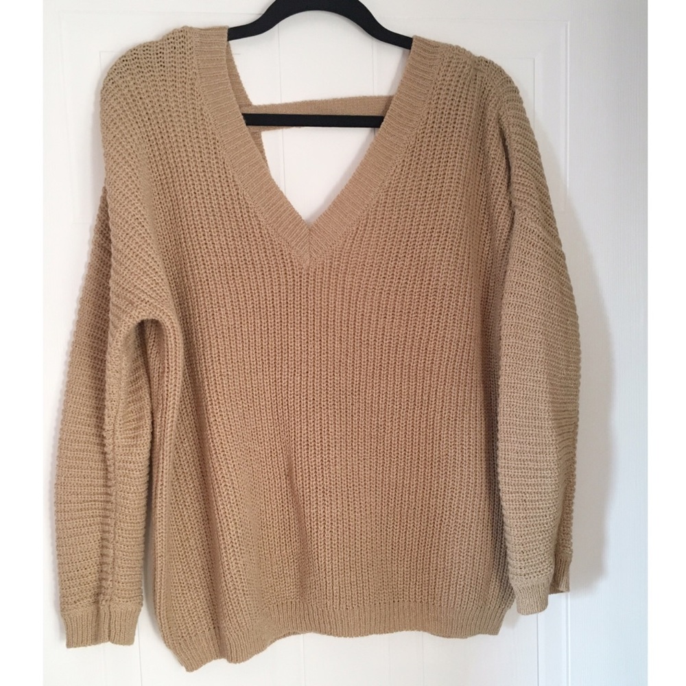 Tan Knit Sweater